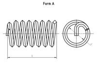 DIN 8140A Threaded insert