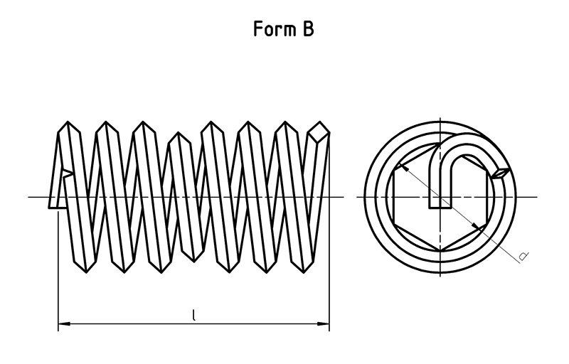 DIN 8140 b Threaded Insert