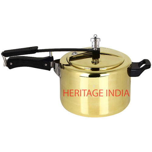 Golden Brass Pressure Cooker