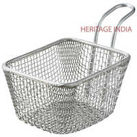 Mini Stainless Steel Serving Basket