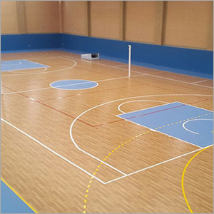 Indoor Basketball Wooden Flooring By ROLLICK SPORTS SURFACE