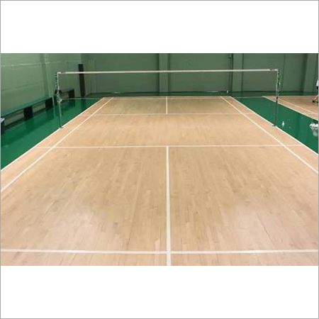 Wooden Badminton Court