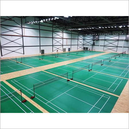 Badminton Court PVC Flooring By ROLLICK SPORTS SURFACE