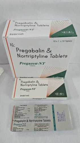 Pregabalin and Nortriptyline Tablets
