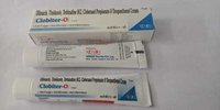 Ofloxacin, Tinidazole, Terbinafine HCl, Clobitasole Propionate & Depenthenol Cream