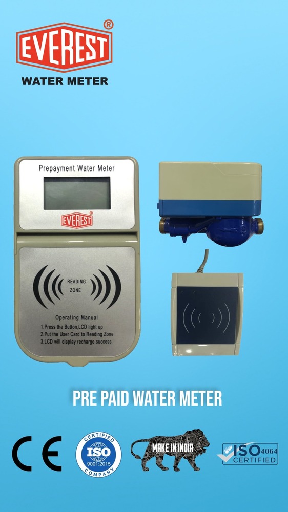 Everest Prepaid Water Meter - Accuracy: 2  %