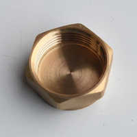 Everest Brass End Cap - Brass, 1-2" To 120" , Oil & Gas, Chemical, Pharma, Boiler, Energy Applications, Durable & Corrosion-resistant