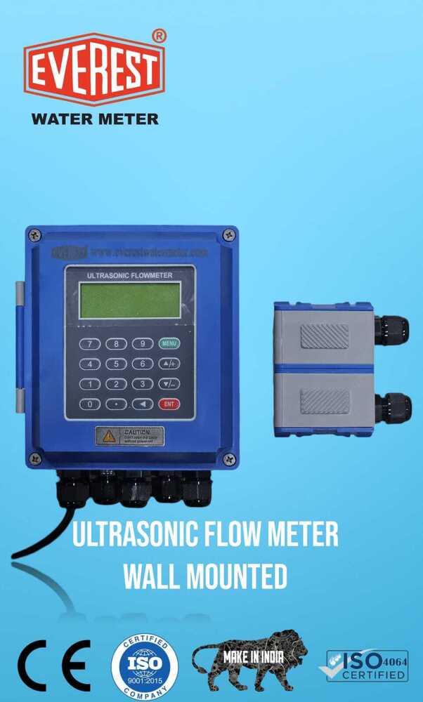 Everest Clamp On Ultrasonic Flow Meter Wall Mounted