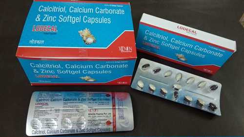 Calcitriol Calcium Carbonate And Zinc Softgel Capsules