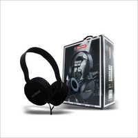 450 Mah On-ear Wired Headphone - Plastic Body, Stylish Design, Android Compatible, Black Color | Durable, Enhanced Sound Quality, Convenient Battery