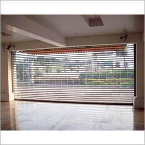 Polycarbonate Rolling Shutter - Polycarbonate Material, Manual Horizontal Opening | Durable Interior Insulation Feature