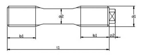 DIN 2510 ZU TYPE THREAD STUD