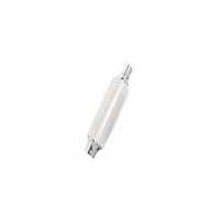 Plastic Tap Handle With Ferrule And Finial - White