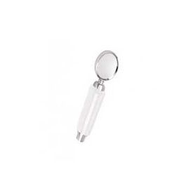 Plastic Faucet Handle With Badge Holder White