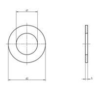 DIN 1440 Medium type washers for pin