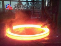 Steel Ring Roller Mill - D53k Series, Horizontal Ring Rolling Machine For Seamless Ring Forgings, Automatic Operation, High Precision, Green Finish