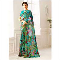 Available In Multicolour Ladies Georgette Saree