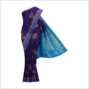 Blue And Also Available In Multicolour Ladies Cotton Saree