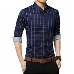 Blue Andalso Available In Multi Colour Check Mens Shirt