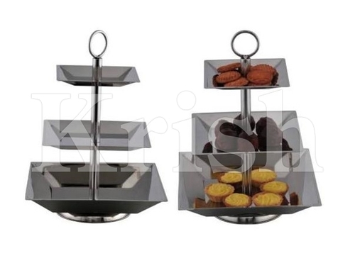 Cookies Stand - Square - 3 Tier