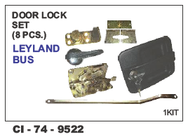 Door Lock set of 8 pcs Leyland Bus Universal LH/RH