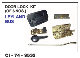 Door Lock kit of 6 pcs Leyland Bus Universal LH/RH