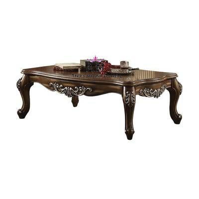 carved teak wood center table