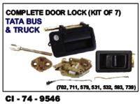 Complete Door Lock Kit Of 7 Tata Bus & Truck Universal Vehicle Type: 4 Wheeler