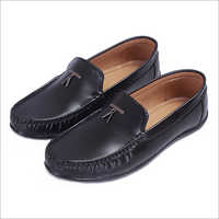 Mens Black Casual Loafers Shoes