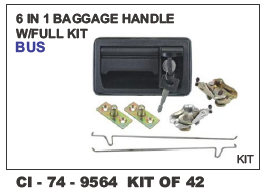 6 in 1 Baggage Handle w/full kit Bus Universal