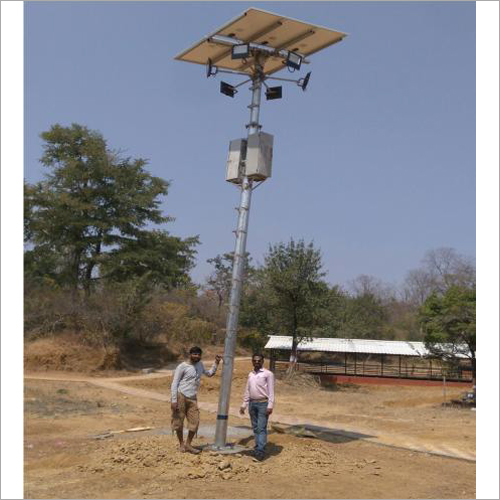 Grey Solar High Mast Lighting