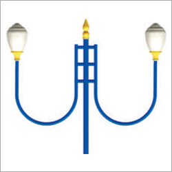 Blue Pole Light U Shape Bracket Arm