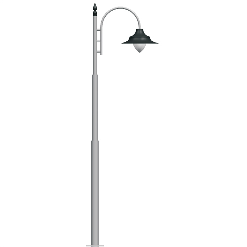 Swaged Street Light Pole - Color: Grey