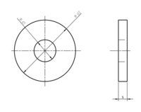 DIN 6340 Washers for clamping device