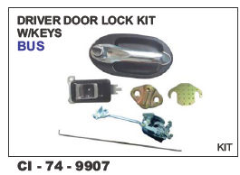 Driver Door Lock Kit w/keys Bus Universal