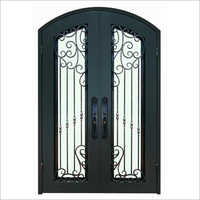 Iron Designer Door - 5-10mm Thickness, Metallic Finish | Versatile For Commercial And Residential Applications