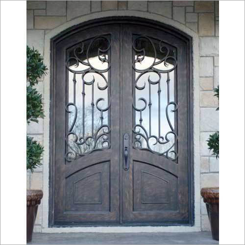 Iron Double Door Application: Commercial