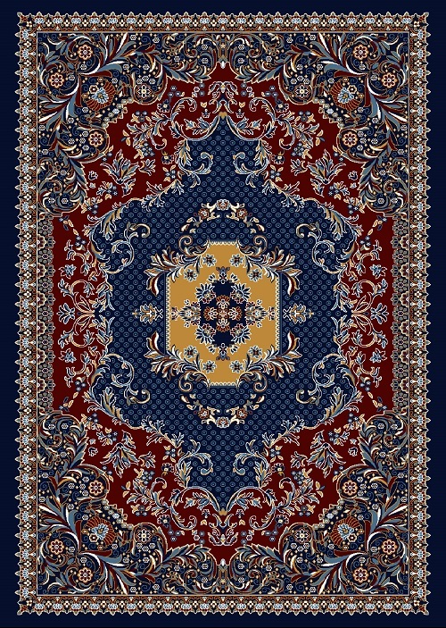 Multi Color Velvet Carpet