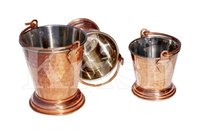 Curry Bucket - Copper Hammered