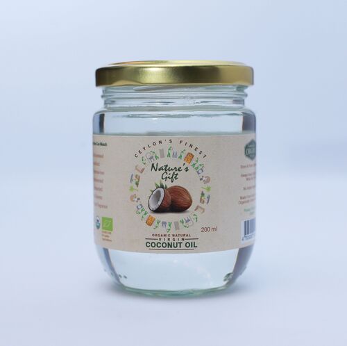 Organic Virgin Coconut Oil  -  200 ml