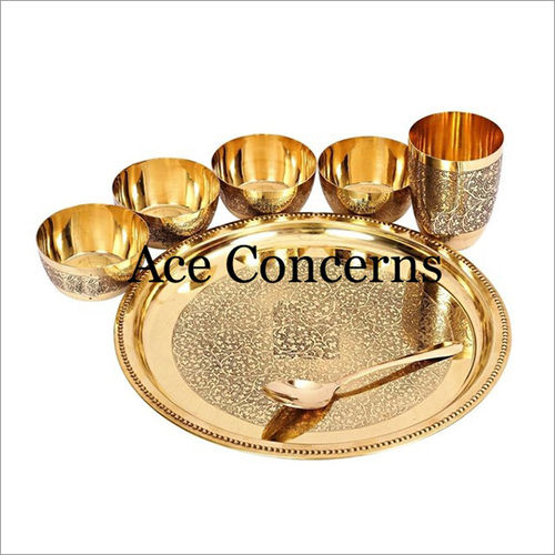 Brass Dinner Set In Moradabad - Prices, Manufacturers & Suppliers