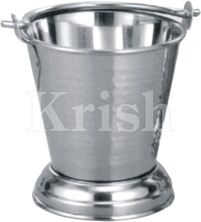 Stainless Steel Hammered Curry Bucket