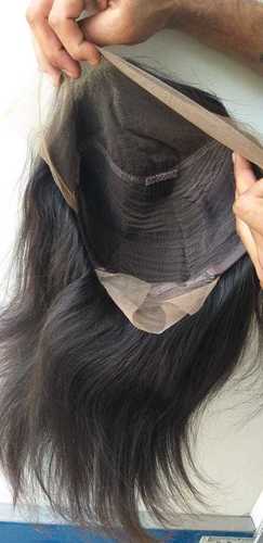 Natural Virgin Straight Front Lace Wig