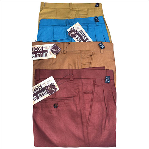 Mens Multicolor Trousers