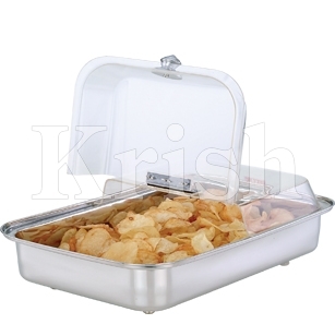 Rectangular Serving Tray - Material: Stainless Steel