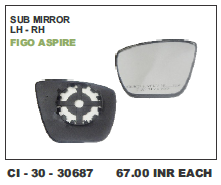 Sub Mirror LH/RH Figo Aspire (cinew)