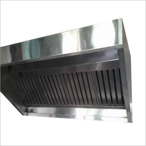 Industrial Galvanized Kitchen Exhaust Hood