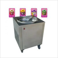 Single Pan Fried Ice Cream Machine - Automatic Grade: Semi-automatic