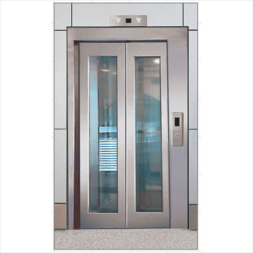 SS Center Opening Glass Door