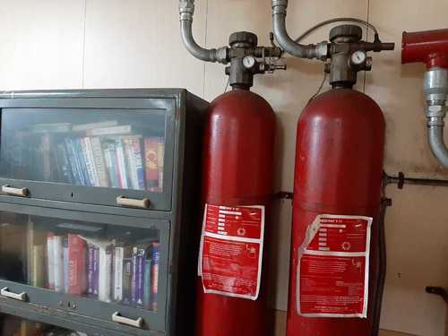 CO2 Gas Room Fire Suppression System